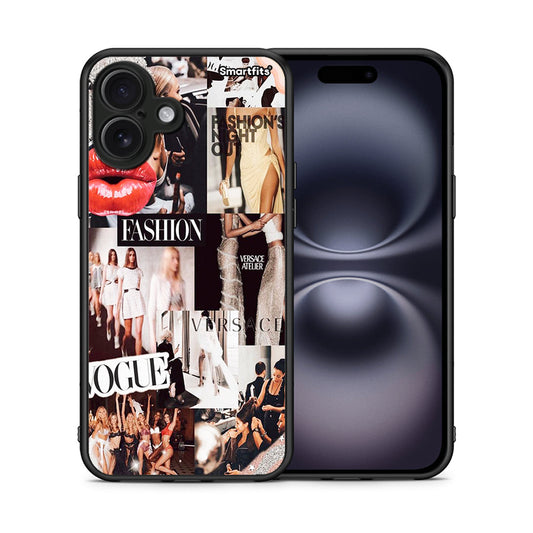 Collage Fashion - iPhone 16 Plus θήκη