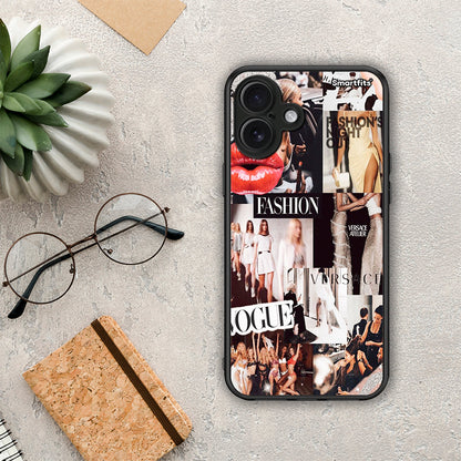 Collage Fashion - iPhone 16 Plus θήκη