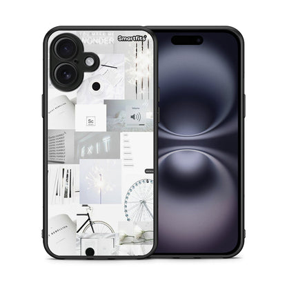 Collage Make Me Wonder - iPhone 16 Plus θήκη