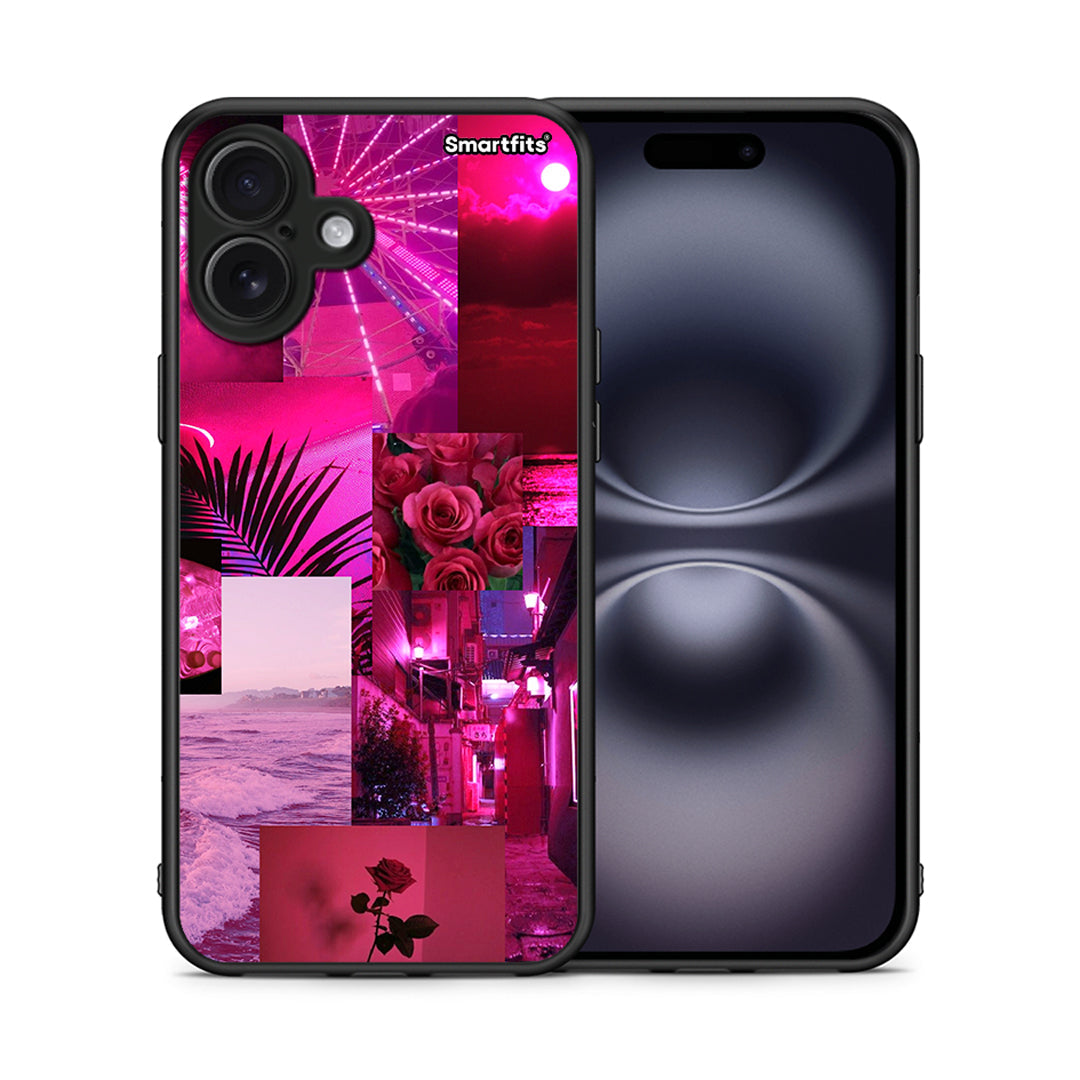 Collage Red Roses - iPhone 16 Plus θήκη