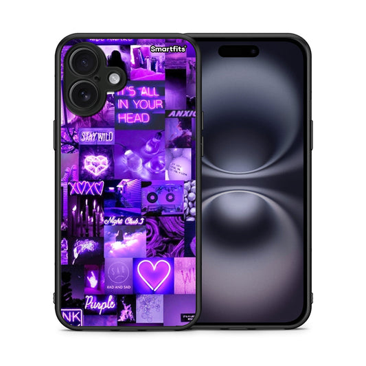 Collage Stay Wild - iPhone 16 Plus θήκη