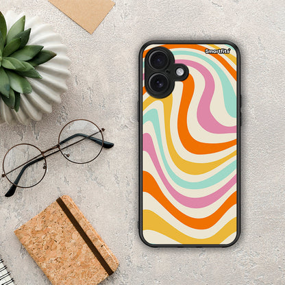 Colourful Waves - iPhone 16 Plus θήκη