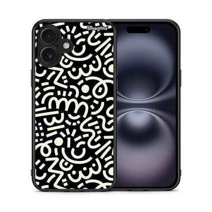 Doodle Art - iPhone 16 Plus θήκη