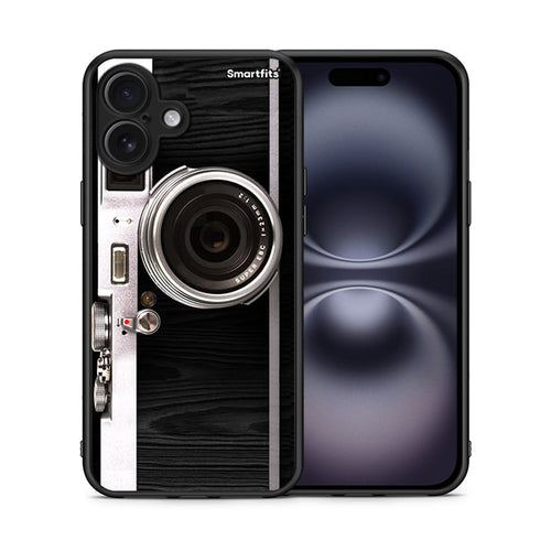 Θήκη iPhone 16 Plus Emily In Paris από τη Smartfits με σχέδιο στο πίσω μέρος και μαύρο περίβλημα | iPhone 16 Plus Emily In Paris case with colorful back and black bezels