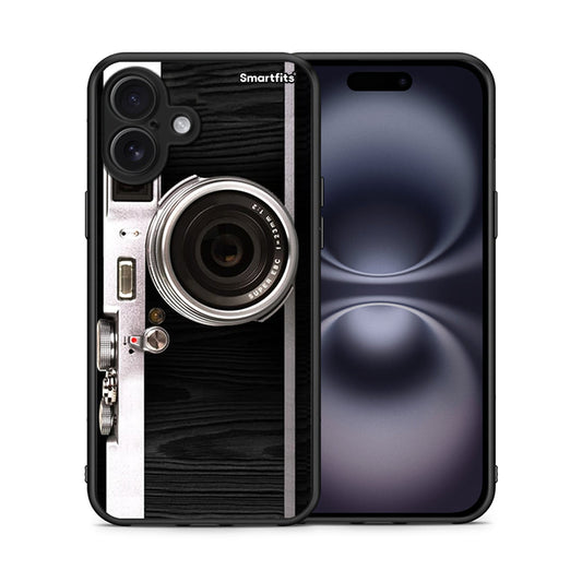 Θήκη iPhone 16 Plus Emily In Paris από τη Smartfits με σχέδιο στο πίσω μέρος και μαύρο περίβλημα | iPhone 16 Plus Emily In Paris case with colorful back and black bezels