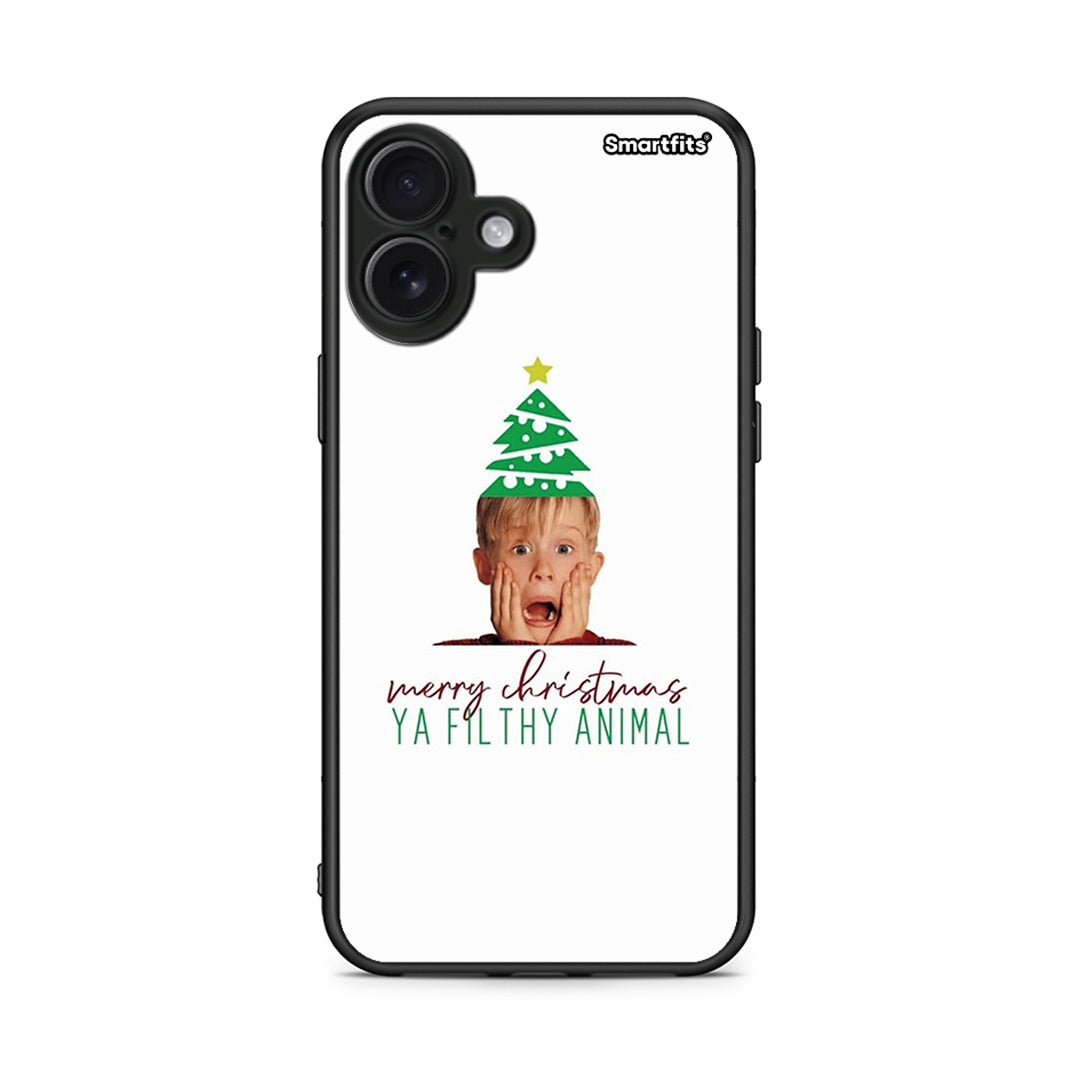 iPhone 16 Plus Filthy Animal θήκη από τη Smartfits με σχέδιο στο πίσω μέρος και μαύρο περίβλημα | Smartphone case with colorful back and black bezels by Smartfits