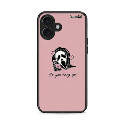 iPhone 16 Plus Halloween Hang Up Θήκη από τη Smartfits με σχέδιο στο πίσω μέρος και μαύρο περίβλημα | Smartphone case with colorful back and black bezels by Smartfits
