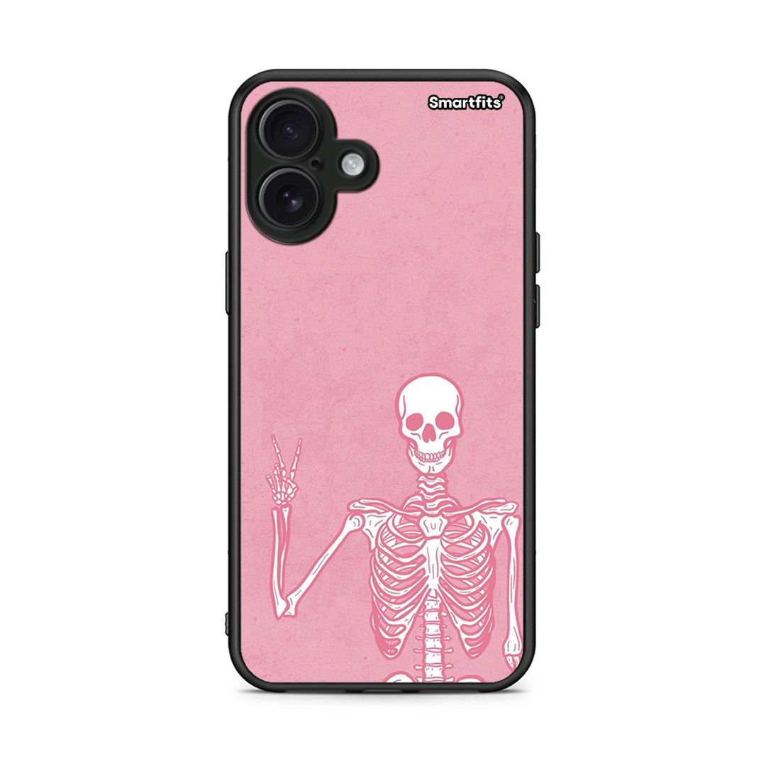 iPhone 16 Plus Halloween Motivation Θήκη από τη Smartfits με σχέδιο στο πίσω μέρος και μαύρο περίβλημα | Smartphone case with colorful back and black bezels by Smartfits