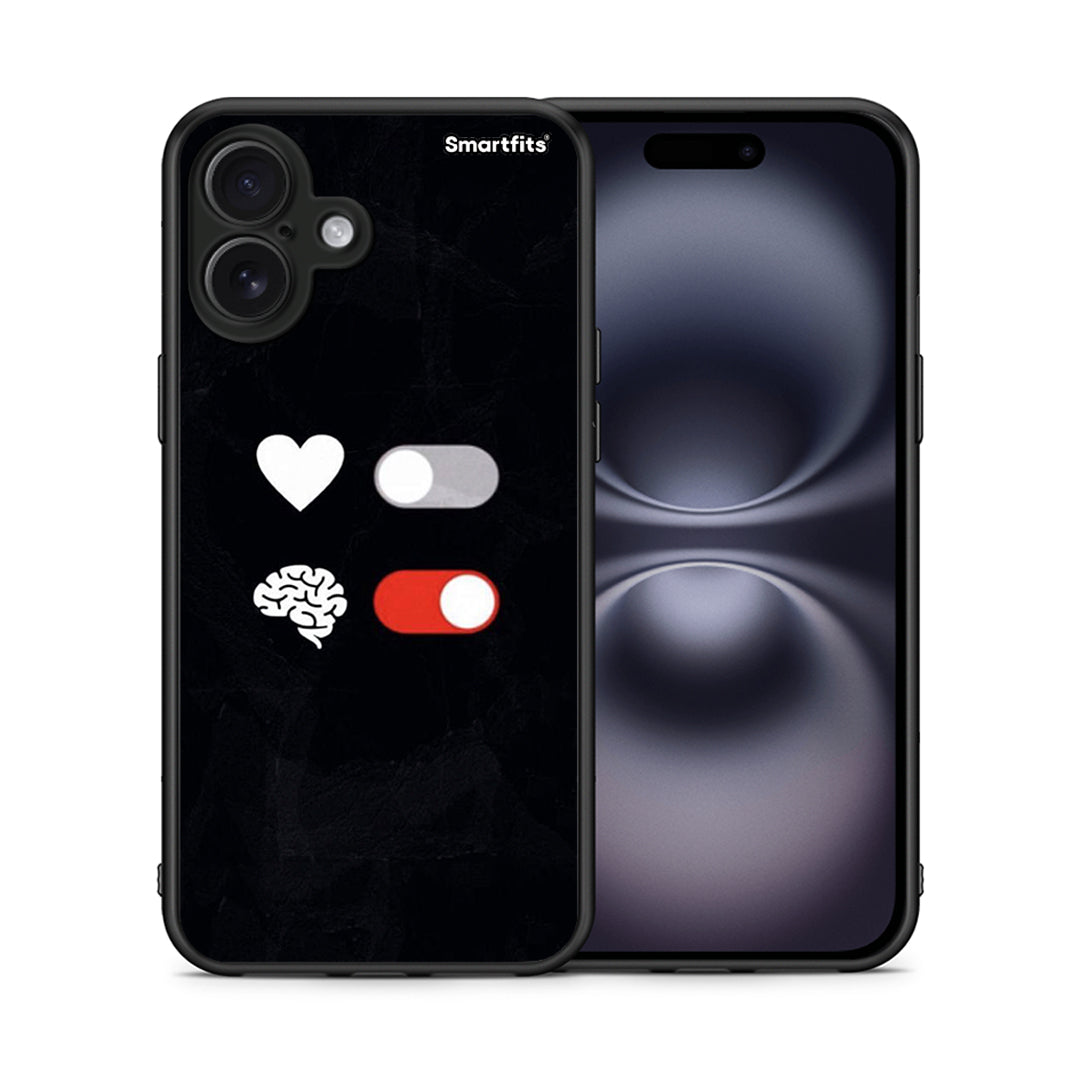 Heart Vs Brain - iPhone 16 Plus θήκη