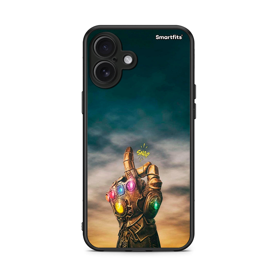 iPhone 16 Plus Infinity Snap θήκη από τη Smartfits με σχέδιο στο πίσω μέρος και μαύρο περίβλημα | Smartphone case with colorful back and black bezels by Smartfits