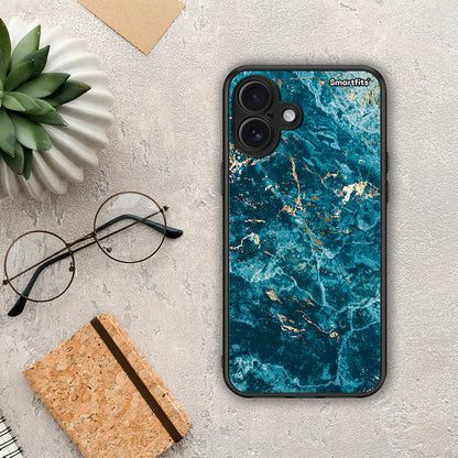 Marble Blue - iPhone 16 Plus θήκη