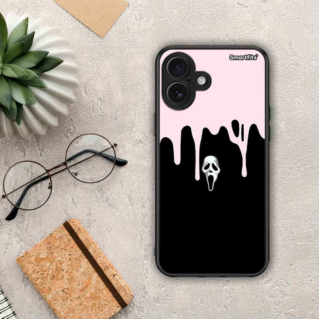 Melting Halloween Mask - iPhone 16 Plus θήκη