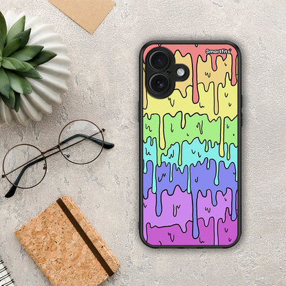 Melting Rainbow - iPhone 16 Plus θήκη