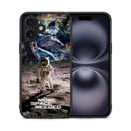 Θήκη iPhone 16 Plus More Space από τη Smartfits με σχέδιο στο πίσω μέρος και μαύρο περίβλημα | iPhone 16 Plus More Space case with colorful back and black bezels