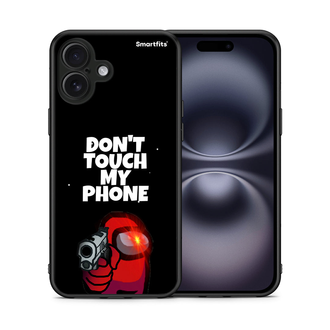Θήκη iPhone 16 Plus My Phone από τη Smartfits με σχέδιο στο πίσω μέρος και μαύρο περίβλημα | iPhone 16 Plus My Phone case with colorful back and black bezels