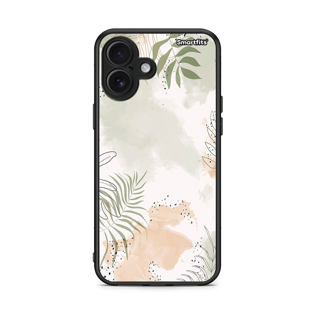 iPhone 16 Plus Nude Plants Θήκη από τη Smartfits με σχέδιο στο πίσω μέρος και μαύρο περίβλημα | Smartphone case with colorful back and black bezels by Smartfits