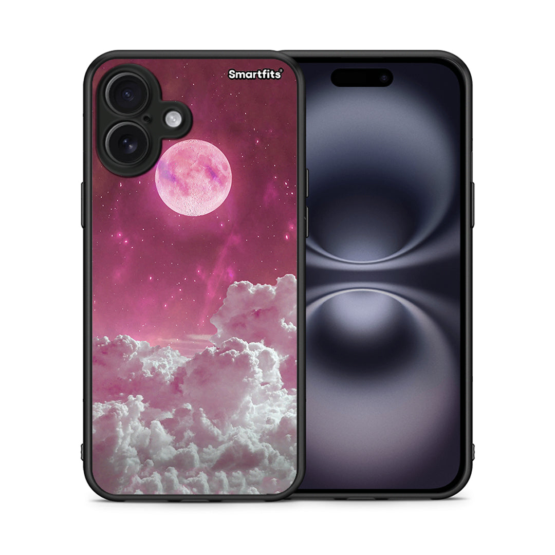 Pink Moon - iPhone 16 Plus θήκη