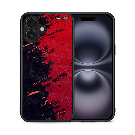 Red Paint - iPhone 16 Plus θήκη