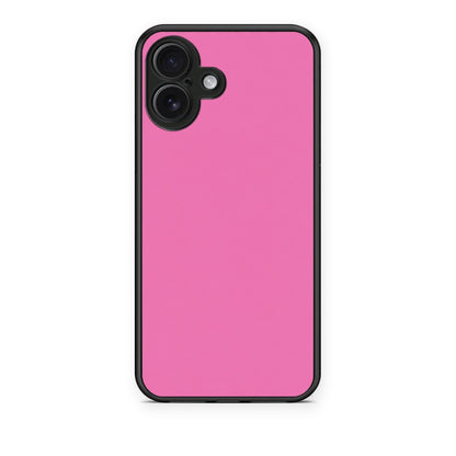 Θήκη iPhone 16 Plus Rose Pink από τη Smartfits με σχέδιο στο πίσω μέρος και μαύρο περίβλημα | iPhone 16 Plus Rose Pink case with colorful back and black bezels