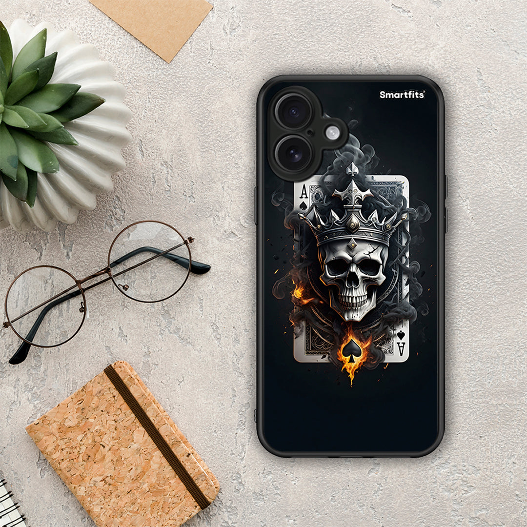 Skull King Ace - iPhone 16 Plus θήκη