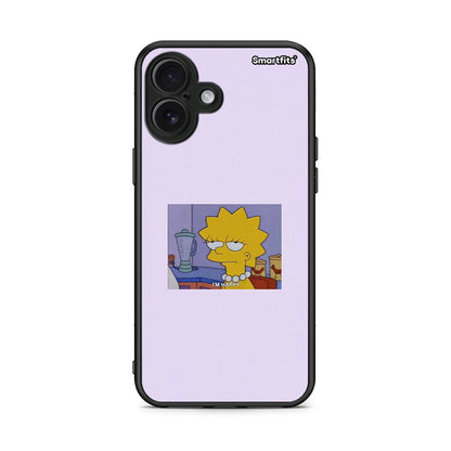 iPhone 16 Plus So Happy θήκη από τη Smartfits με σχέδιο στο πίσω μέρος και μαύρο περίβλημα | Smartphone case with colorful back and black bezels by Smartfits