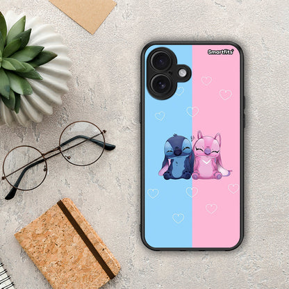 Stitch And Angel - iPhone 16 Plus θήκη