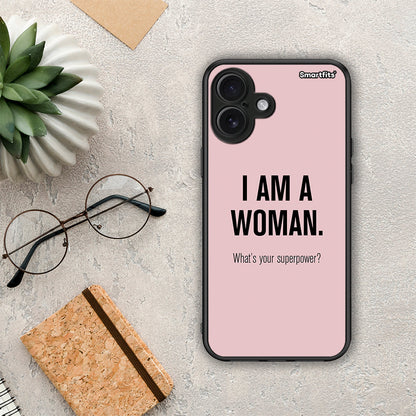Superpower Woman - iPhone 16 Plus θήκη