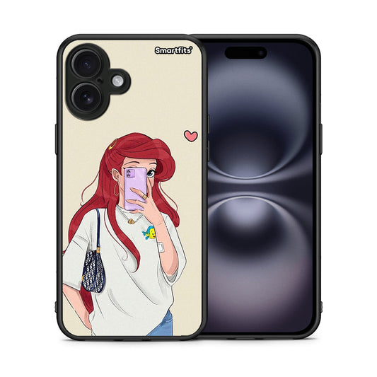 Walking Mermaid - iPhone 16 Plus θήκη