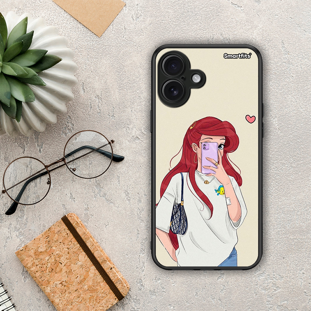 Walking Mermaid - iPhone 16 Plus θήκη