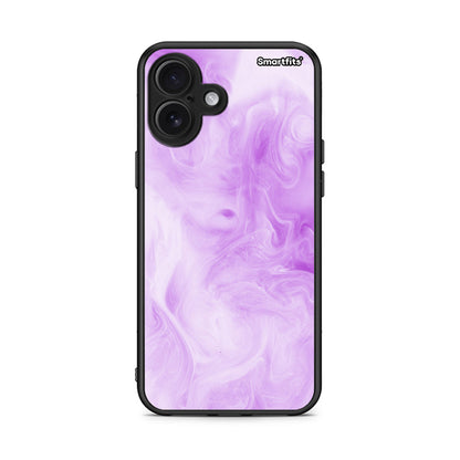 99 - iPhone 16 Plus Watercolor Lavender case, cover, bumper