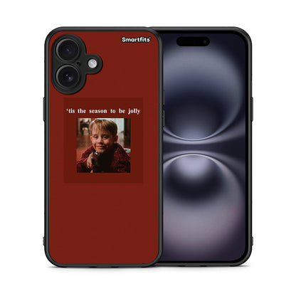 Θήκη iPhone 16 Plus Xmas Ultimate Spirit από τη Smartfits με σχέδιο στο πίσω μέρος και μαύρο περίβλημα | iPhone 16 Plus Xmas Ultimate Spirit case with colorful back and black bezels