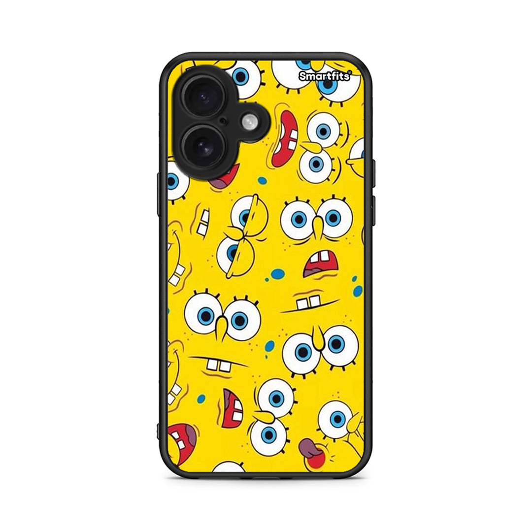 4 - iPhone 16 Sponge PopArt case, cover, bumper