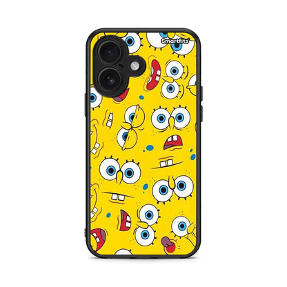 4 - iPhone 16 Sponge PopArt case, cover, bumper