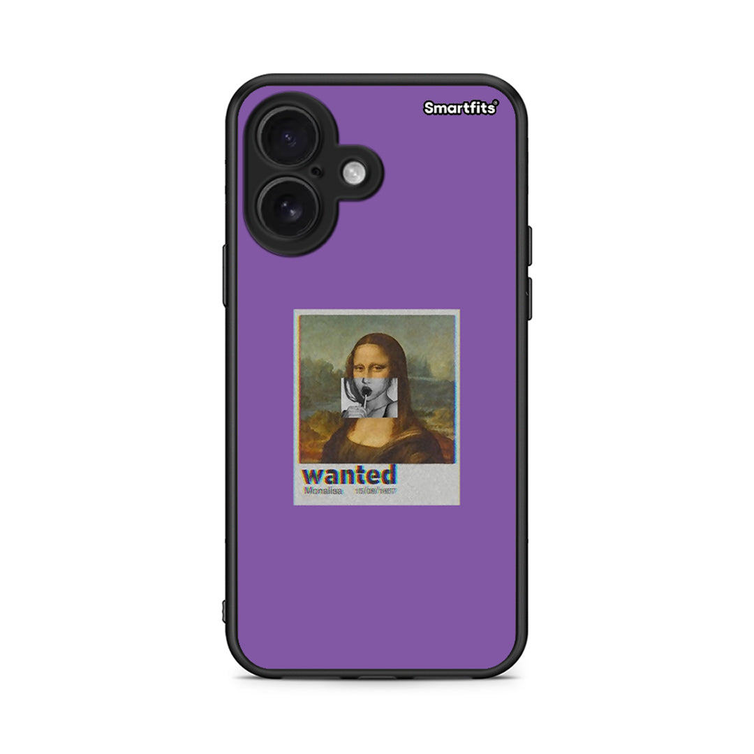4 - iPhone 16 Monalisa Popart case, cover, bumper