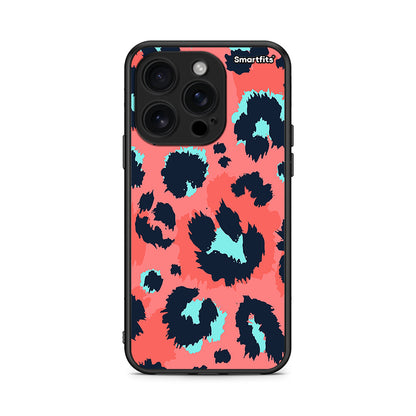 22 - iPhone 16 Pro Pink Leopard Animal case, cover, bumper