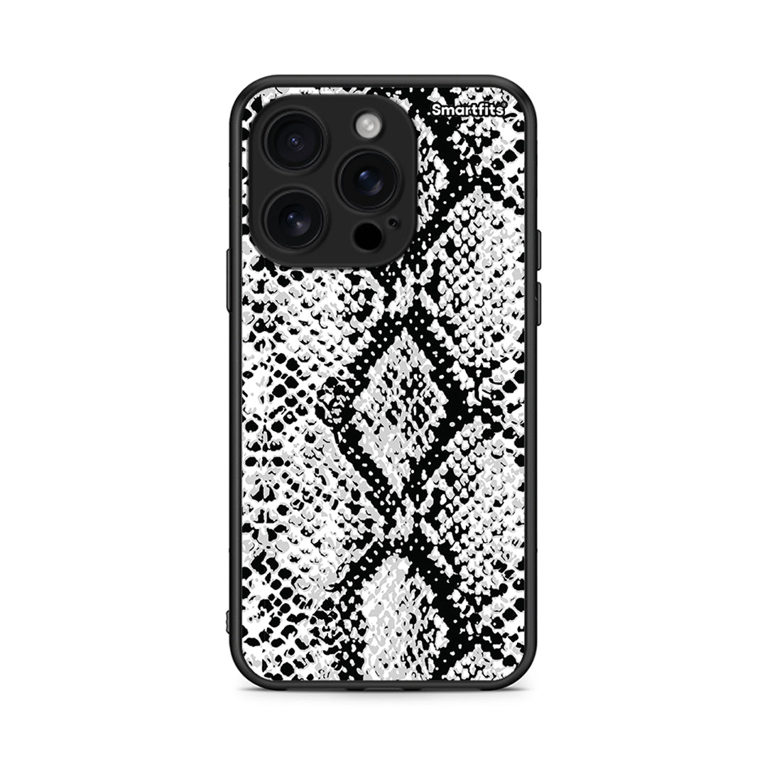 24 - iPhone 16 Pro White Snake Animal case, cover, bumper