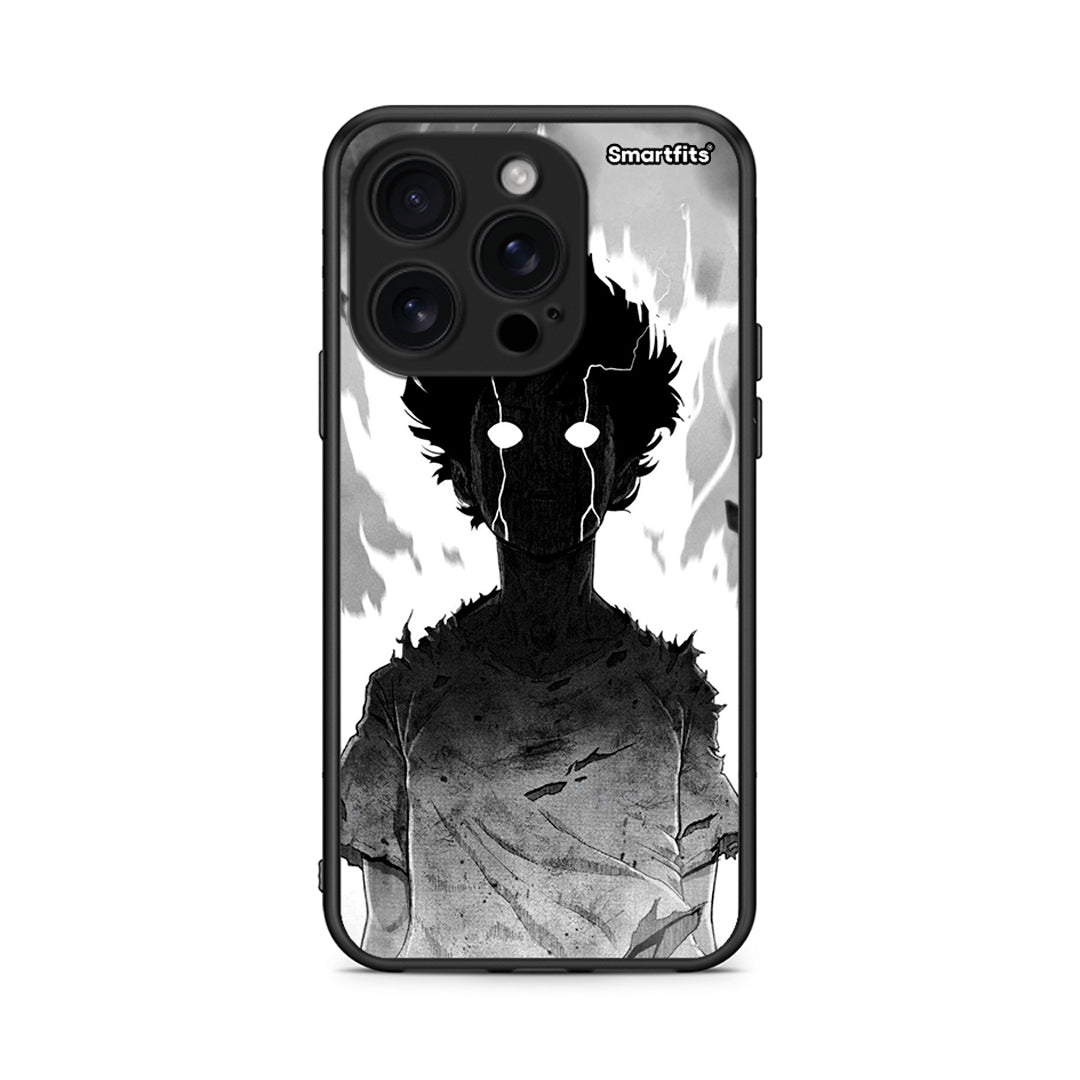 iPhone 16 Pro Anime Boy Θήκη από τη Smartfits με σχέδιο στο πίσω μέρος και μαύρο περίβλημα | Smartphone case with colorful back and black bezels by Smartfits
