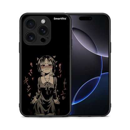 Θήκη iPhone 16 Pro Anime Girl από τη Smartfits με σχέδιο στο πίσω μέρος και μαύρο περίβλημα | iPhone 16 Pro Anime Girl case with colorful back and black bezels