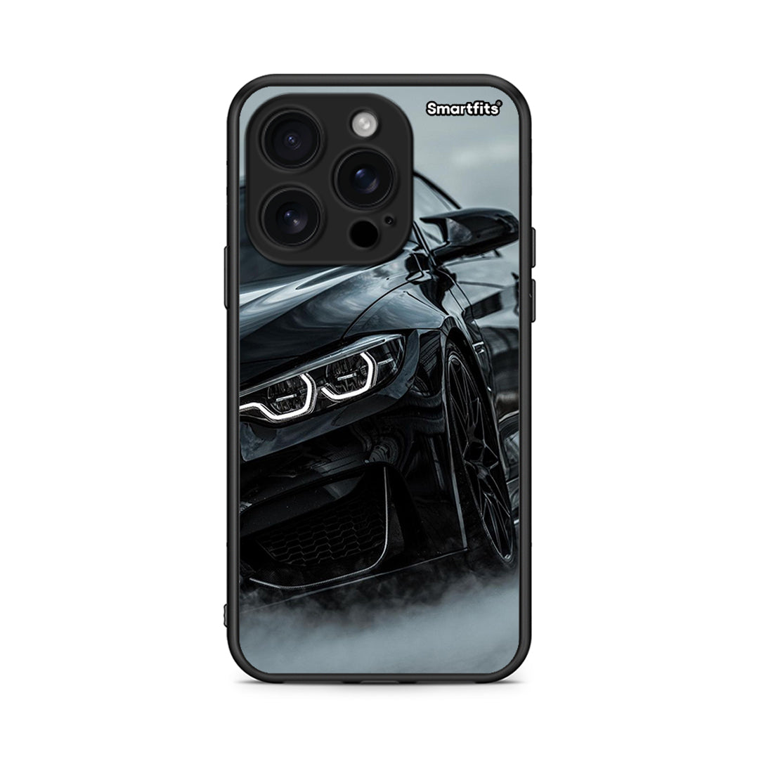 iPhone 16 Pro Black BMW θήκη από τη Smartfits με σχέδιο στο πίσω μέρος και μαύρο περίβλημα | Smartphone case with colorful back and black bezels by Smartfits