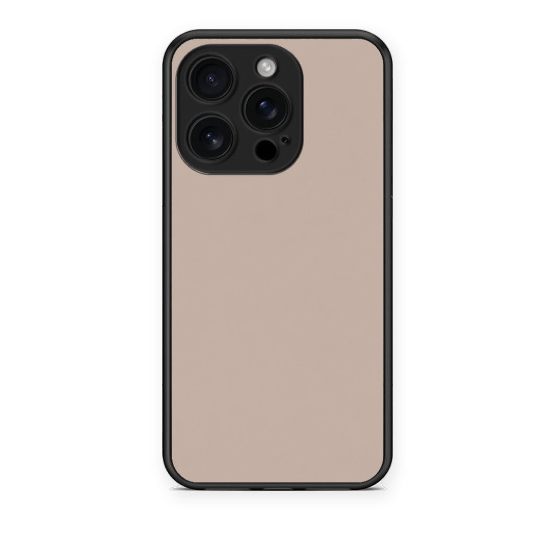 Θήκη iPhone 16 Pro Blush Beige από τη Smartfits με σχέδιο στο πίσω μέρος και μαύρο περίβλημα | iPhone 16 Pro Blush Beige case with colorful back and black bezels