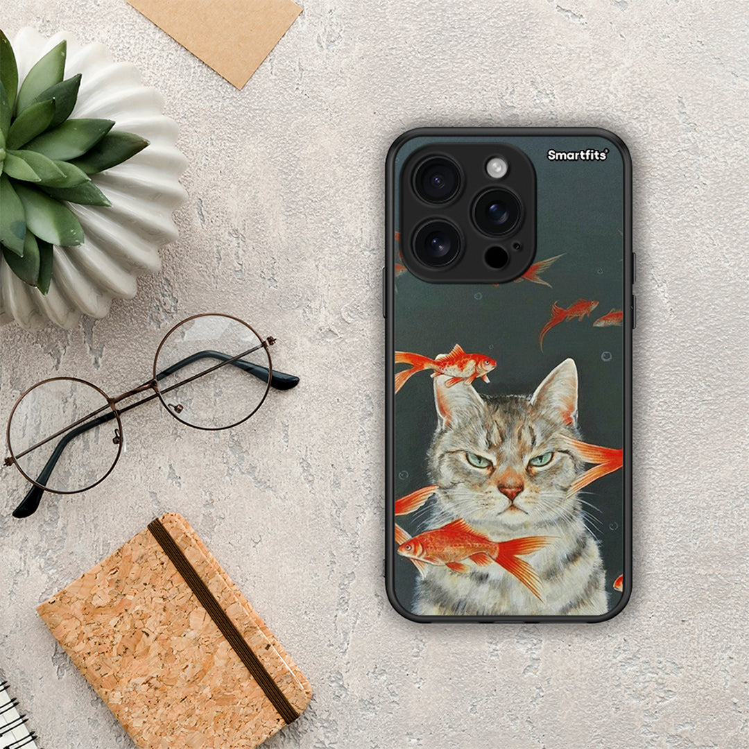 Cat Goldfish - iPhone 16 Pro θήκη