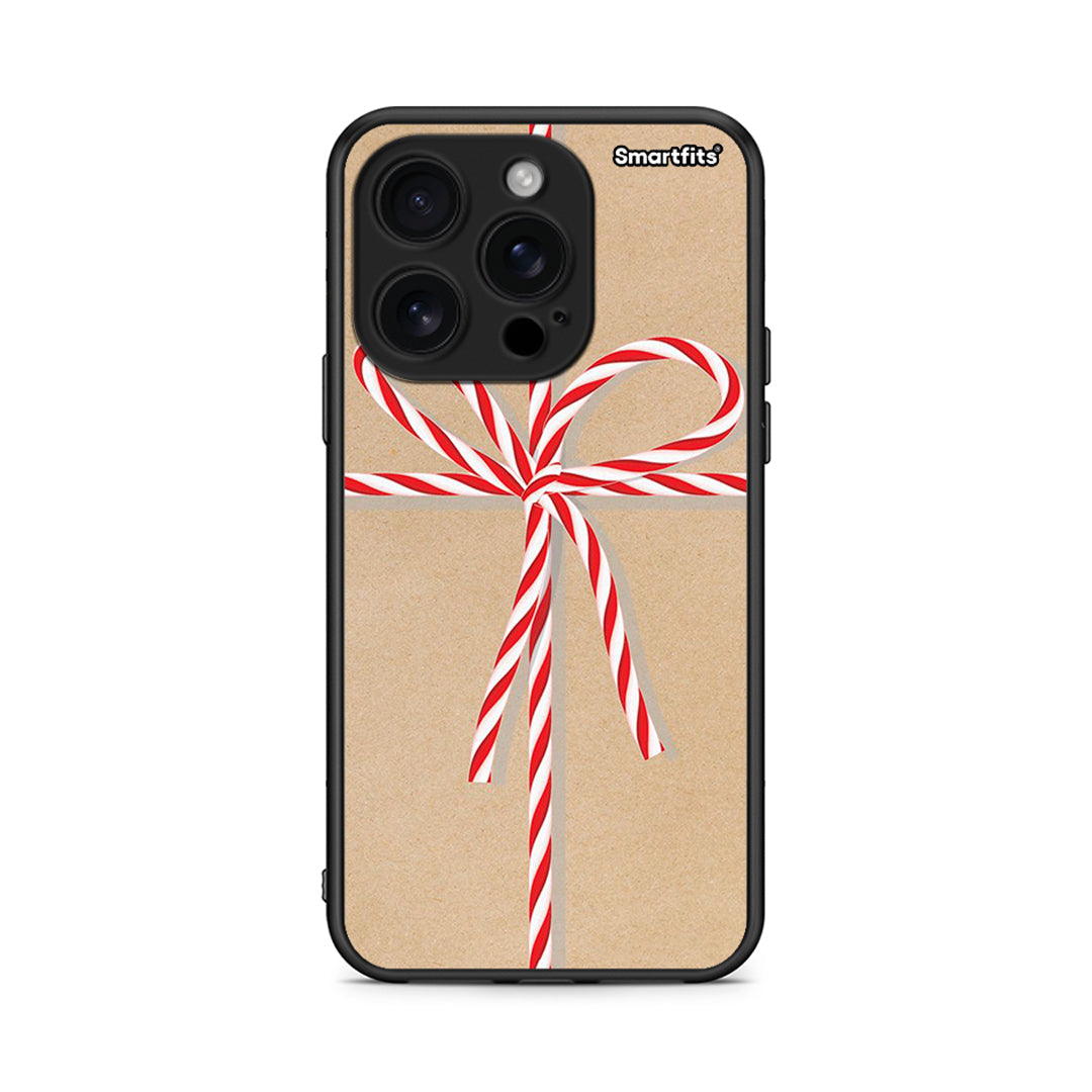 iPhone 16 Pro Christmas Gift θήκη από τη Smartfits με σχέδιο στο πίσω μέρος και μαύρο περίβλημα | Smartphone case with colorful back and black bezels by Smartfits