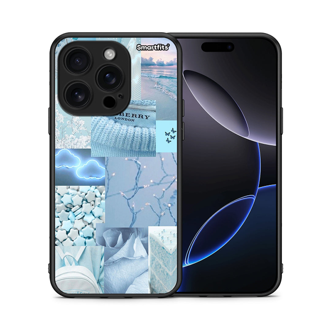 Θήκη iPhone 16 Pro Ciel Aesthetic Collage από τη Smartfits με σχέδιο στο πίσω μέρος και μαύρο περίβλημα | iPhone 16 Pro Ciel Aesthetic Collage case with colorful back and black bezels