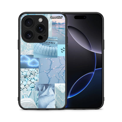 Θήκη iPhone 16 Pro Ciel Aesthetic Collage από τη Smartfits με σχέδιο στο πίσω μέρος και μαύρο περίβλημα | iPhone 16 Pro Ciel Aesthetic Collage case with colorful back and black bezels