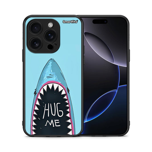 Θήκη iPhone 16 Pro Hug Me από τη Smartfits με σχέδιο στο πίσω μέρος και μαύρο περίβλημα | iPhone 16 Pro Hug Me case with colorful back and black bezels