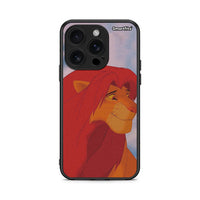 Thumbnail for iPhone 16 Pro Lion Love 1 Θήκη Αγίου Βαλεντίνου από τη Smartfits με σχέδιο στο πίσω μέρος και μαύρο περίβλημα | Smartphone case with colorful back and black bezels by Smartfits