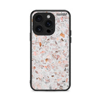 Thumbnail for iPhone 16 Pro Marble Terrazzo θήκη από τη Smartfits με σχέδιο στο πίσω μέρος και μαύρο περίβλημα | Smartphone case with colorful back and black bezels by Smartfits