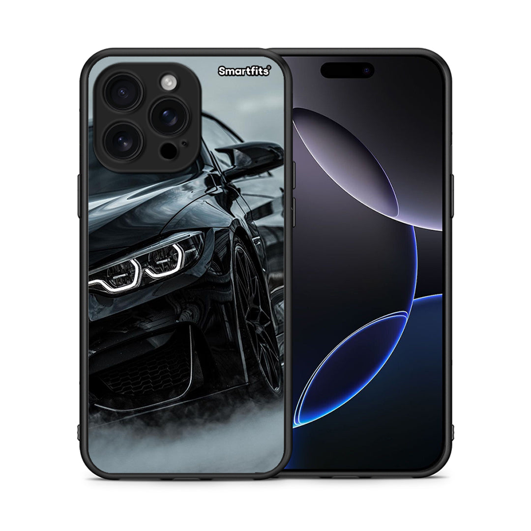 Θήκη iPhone 16 Pro Max Black BMW από τη Smartfits με σχέδιο στο πίσω μέρος και μαύρο περίβλημα | iPhone 16 Pro Max Black BMW case with colorful back and black bezels