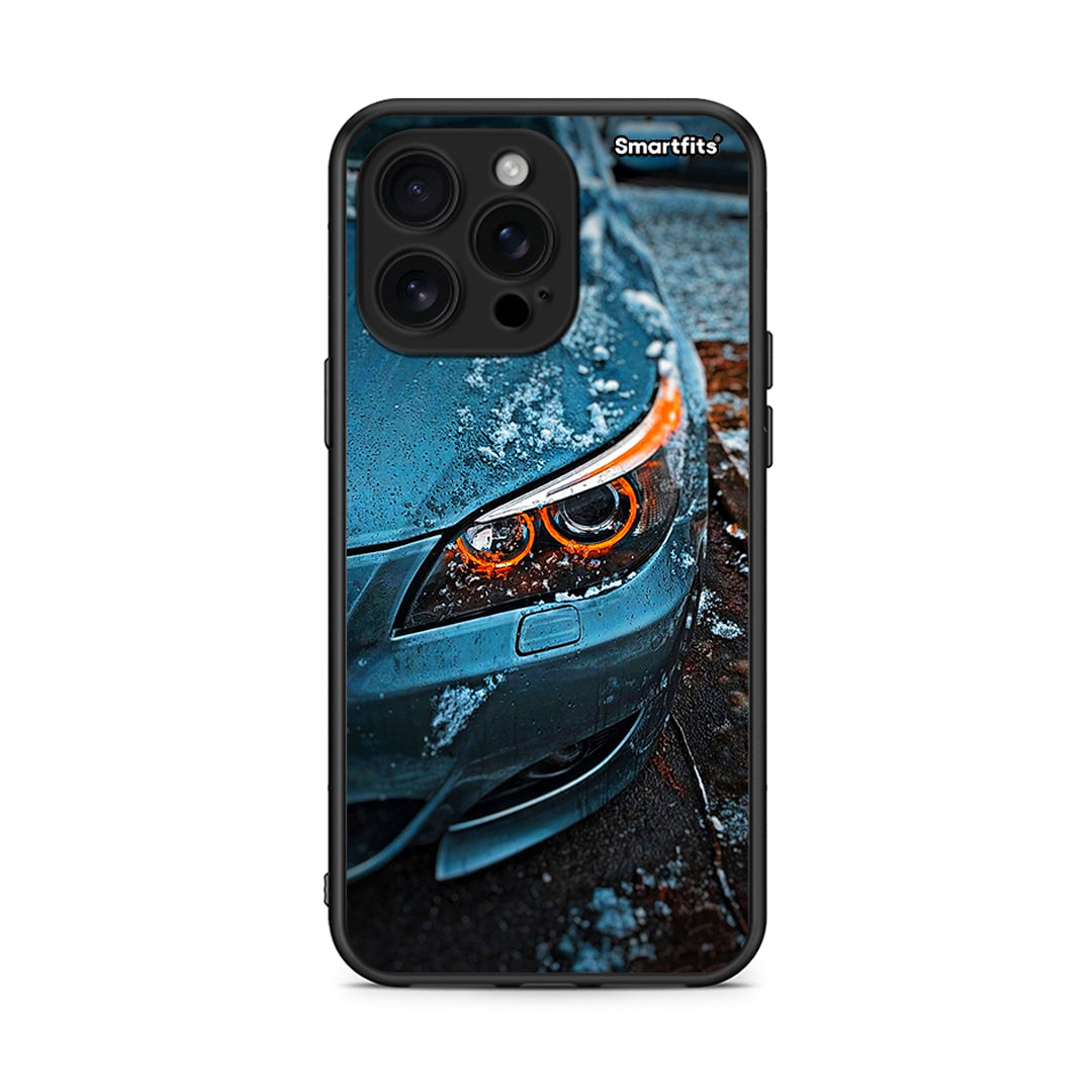 iPhone 16 Pro Max Bmw E60 Θήκη από τη Smartfits με σχέδιο στο πίσω μέρος και μαύρο περίβλημα | Smartphone case with colorful back and black bezels by Smartfits