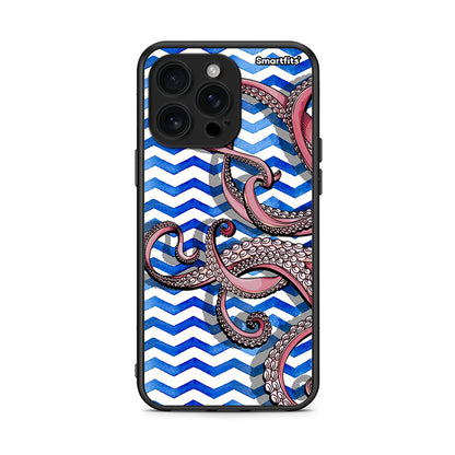iPhone 16 Pro Max Chevron Devilfish θήκη από τη Smartfits με σχέδιο στο πίσω μέρος και μαύρο περίβλημα | Smartphone case with colorful back and black bezels by Smartfits